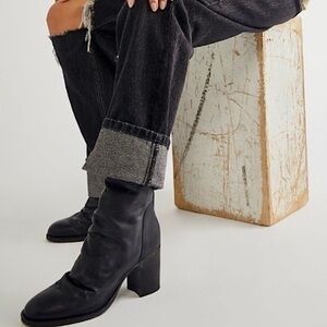 BRAND NEW FREE PEOPLE Elle Block Heel Boot Sz 40